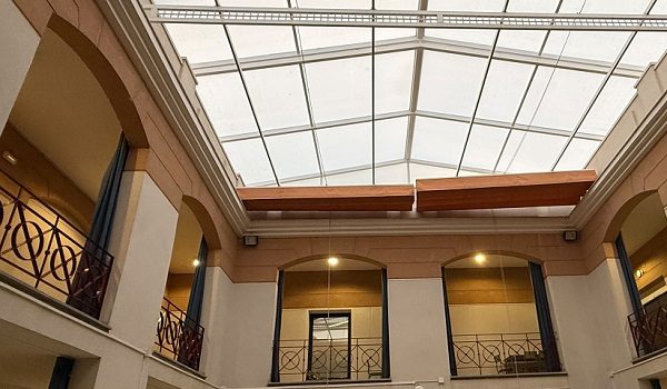 el-ayuntamiento-de-pozoblanco-renueva-las-cubiertas-de-policarbonato-del-conservatorio-profesional-de-musica-marcos-redondo